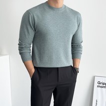 데일트 남자 퍼펙트 스판 라운드 니트