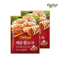 롯데 쉐푸드 의성마늘 매콤왕교자 315g+315g x 2set, 쉐푸드 매콤왕교자 315g+315g / 2묶음