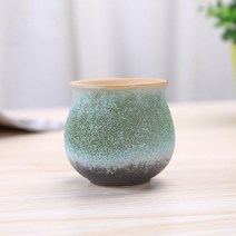 새로운 스타일 세라믹 거품 유약 엄지 화분 미니 즙이 많은 식물 꽃 냄비 Pocelain 분재 냄비 구멍 홈 정원, 5