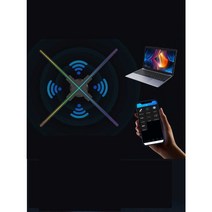 홀로그램 3D 레이저광고 스크린 디스플레이 LED, 43cm