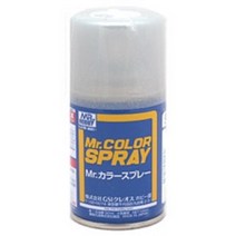 군제 락카 스프레이 GSI-S090 샤인 실버 메탈릭 100ml