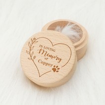 애완유골함 수목장 반려견관 장례개털 맞춤 유품 상자 애완 동물 유골 항아리 나무 화장 장례식 관 개를