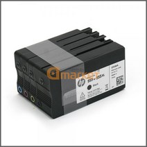 HP 정품번들잉크 NO.955 4색 카트리지 세트 국내용 벌크 HP8210, 단일 수량