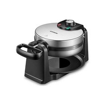 와플메이커Aicook™ Belgian Rotatable Waffle Maker Iron 1000W Stainless Steel with Temperature Control