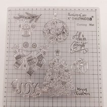 낙관도장 캘리그라피 나비 식물 장식 투명 스탬프 DIY 투명 고무 스탬프 시트 집착 스크랩북 사진 앨범 종