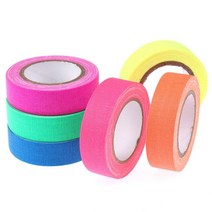 야광테이프 6 롤 uv 반응성 blacklight 형광 어두운 네온 gaffer 70, 6롤