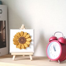 해바라기 그림 가죽 해바라기 미니 해바라기 액자, 옐로우