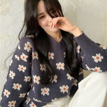 그레이 레트로 홍콩 풍미 작은 데이지