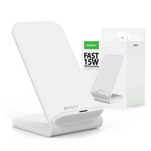 SPEEDY 15W 고속 무선충전 거치대 SPE-STW1500, 2개, 화이트