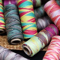 (5컬러) 1.0mm 대나무끈 멀티컬러 밤부실 밤부끈 대나무실 65m, 5Taffy, 5Taffy