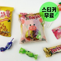 소소야 어린이집 생일선물 답례품 과자 간식 선물 세트 구디백 간식꾸러미, 1개, 02_핑크돼지세트