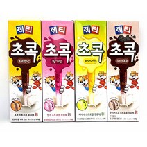 제티 초콕 10개입 4종류 빨대음료 제티 빨대음료 제티초코렛맛 제티코코아 제티딸기맛 제티쿠키앤초코 쿠키앤초코 바나나맛 딸기맛 코코아맛, 초코렛맛10개입