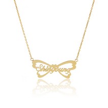 [클래스에스]18K Posh 이니셜나비하트목걸이대