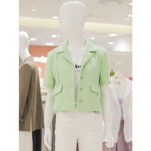 ab.f.z [ab.f.z] 면혼방반소매숏자켓 (KSW2QJ06F)