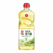 CJ 백설 콩기름 1.5L 가정용 식당용 대용량 업소용 가성비 부침요리 튀김요리, 15개