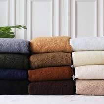 대폭163cm 폭닥폭닥 덤블링양털원단 12컬러 겨울원단, 베이지