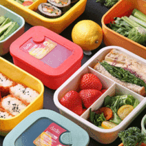 아르딘 시에로 밀폐용기 냉동밥 반찬통 도시락통 4종, 버건디, 세칸 찬통 1050ml