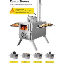 화목난로 펠릿난로 연탄보일러 거꾸로난로 목재펠릿 리버스화목난로 목재팰릿 야외 캠핑 텐트 스토브 텐트 용 굴뚝 파이프가있는 스테인레스 스틸 장작 난로 캠핑 난방 앰프 용 쉼터, 보여진 바와 같이