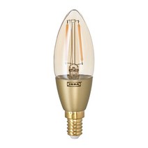 이케아 롤스보 LED전구 E14 200루멘 2200K 3.5x11.1cm, 1개, 이미지참조