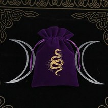 나비 타로 식탁보 보드 게임 카드 놀이 가방 룬 별자리 마녀 점술 졸라 매는 끈 벨벳 보관 126444, 13x18cm, 스타일 23