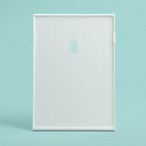 화이트 데스크 안내판 A4 L자 세로형 아크릴 쇼케이스, 단품