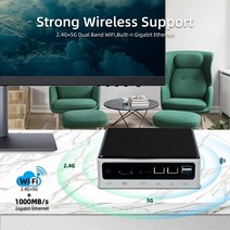 인텔-8 세대 코어 i7 8559U i5 8259U 미니 소형 PC M3 데스크탑 머 컴퓨터 M.2 SSD 8 USB HDMI DP 2 LAN WIFI 블루투스 윈도우 11, [01] i5-8259U, [06] 16GB RAM 128GB SSD