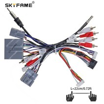카오디오 SKYFAME 자동차 16pin 배선 하네스 어댑터 Canbus 상자 디코더 포드 랩터 F150 안드로이드 라디오, 01 Only Cable