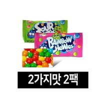대용량사탕 레인보우 츄스 + 사워밤즈 캔디 25g 2팩코피코 400486 J, 대용량사탕 레인보우 츄스 + 사워밤즈 캔디 25g 2팩