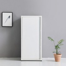 락커기능 철제 캐비넷 가구 사무실수납장 진열대 선반, 에보니블랙