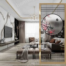 매직파티션 안방 가벽 공간분리 모루 유리 파티션 반투명 방나누기 칸살, 골드[2mx0.95m]