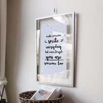 ac765-투명액자38CmX58Cm 로맨틱캘리그래피 이미지2/화이트