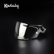 오토바이 헬멧 바이저 ARAI RX7X RX7X 풀 페이스 안티 스크래치 윈드 쉴드 고글 모토 액세서리 부품 렌즈, 2주소요, 03 Silver