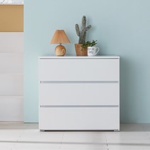 데코라인 오비에르 3단 서랍장 800 다용도 옷 수납장, 단품