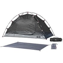 백팩킹텐트 1-2인 동계 fieldoor 캥거루 텐트 100 이너 텐트 컴팩트 경량 보관 대형 텐트 쉼터 터널 텐트 투룸 텐트 캠핑 야외 실내 솔로, 캥거루 스타일 텐트 100【메쉬 타입】, 텐트 본체 + 접지 시트