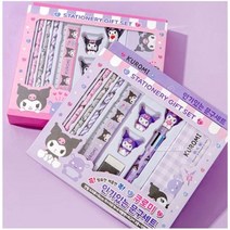 산리오 쿠로미문구세트 선물세트 생일 선물 아동 어린이 학교 캐릭터문구 학용품세트, 랜덤