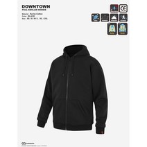 CONQUER KEVLAR HOODIE DOWNTOWN (컨쿼 다운타운 후드 블랙)