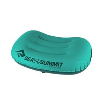 Sea to Summit Aeros Ultralight Inflatable Camping and Travel Pillow Deluxe (22 x 14) Sea Foam, Large (17.3 x 12.6)