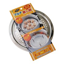 일본 다용도 스텐레스 찜기 찜채반 달걀 만두 고구마 찜솥 냄비 멀티 다용도 고무 요리찜기 조리찜기