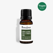 매장 정품 비건 유기농 티트리 오일 10ml Bonajour Organic Tea Tree Oil, none