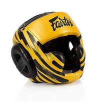 Fairtex 헤드기어 헤드 가드 슈퍼 스파링 대각선 비전 무에타이 복싱 킥복싱용 (HG3 블랙 레이스업 라지), Large