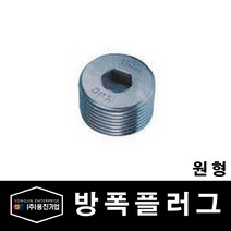 용진 배관 부속 방폭자재 원형 플러그 28mm (39025), 39025_방폭_원형플러그_28mm