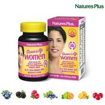 소스오브라이프 네이처스플러스 우먼 종합비타민 미네랄 60정 1병, 1세트