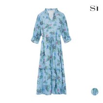 [씨] [SI]플라워 스트링 롱 플레어 원피스 (SCOAF2569).