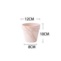 그로브팟 천연 비건 토기 화분 마끼아또 블루 화이트 무유약 통기 흡수 녹식 다육분 대구경, 홍도, 마끼아또 12*10 1개입