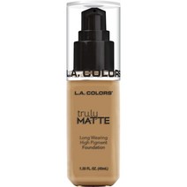 L.A. Colors 트룰리 매트 롱 웨어링 파운데이션 40ml, CLM358 Warm Honey, 1개