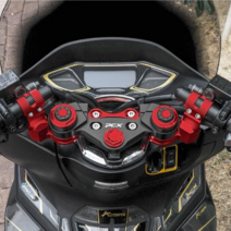 2022 혼다 PCX125 튜닝 세퍼핸들 세퍼레이드 오픈 핸들바, Red - 레드