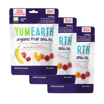 야미얼스 유기농 후르츠 스낵 젤리 59.4gX3봉(178.2g), 야미얼스 유기농 후르츠 스낵 젤