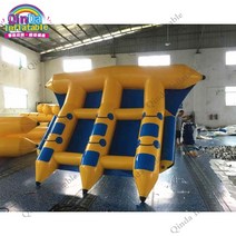 플라잉피쉬보트플라잉보드플라잉보트바나나보트물놀이보트바나나고무보트고무보트플라잉피쉬보드 대중적인 수상 스포츠 성인을 위한 팽창 식 비행 물고기 바나나 보트 공기 주입식 플라잉 피쉬