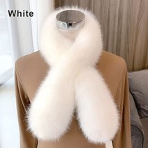 여성 플러시 모피 스카프 겨울 따뜻한 렉스 토끼 인조 목도리 부드러운 Fluffly 칼라 반지 Neckerchief
