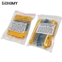 30 종류 1/4W 저항 600 금속 필름 저항기 팩 모듬 키트 1K 10K 1% K 220ohm 330R 1M 100 개/세트 300 개/세트, Each